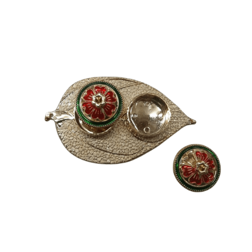 Fancy Decorated kumkavati/Kum Kum Holder