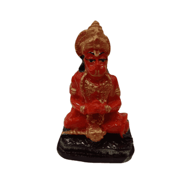 Orange Hanuman Murti 6mm