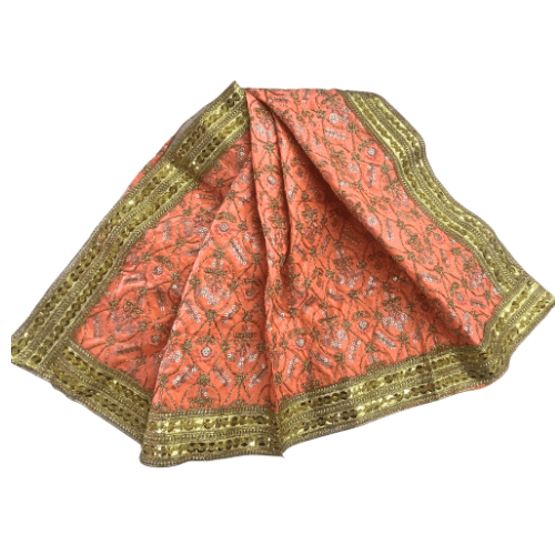 Peach Exclusive chunderi/Mataji cloth