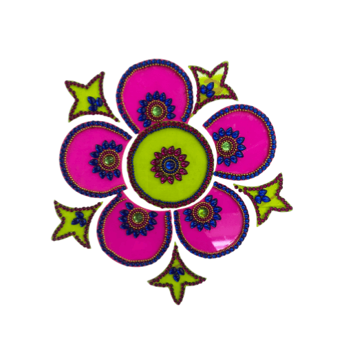 Fancy Acrylic Rangoli designs