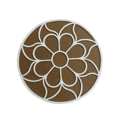 Fancy rangoli stencil