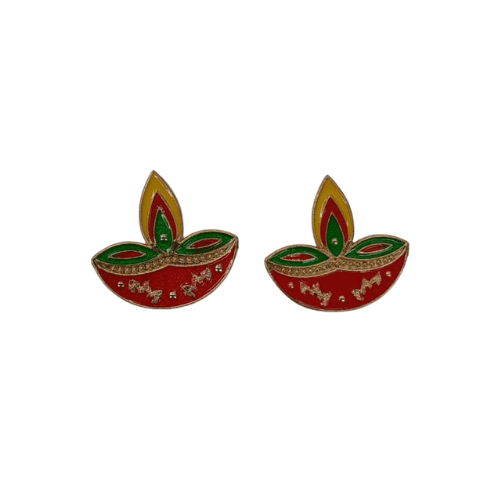 Plastic resin Lamp /Diya stick ons